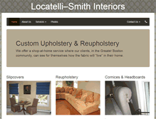 Tablet Screenshot of locatellismithinteriors.com